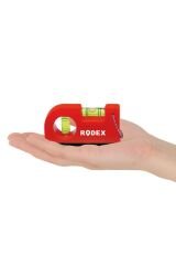 Rodex Cep Tipi Mini Su Terazisi Kırmızı Mıknatıslı Su Terazisi