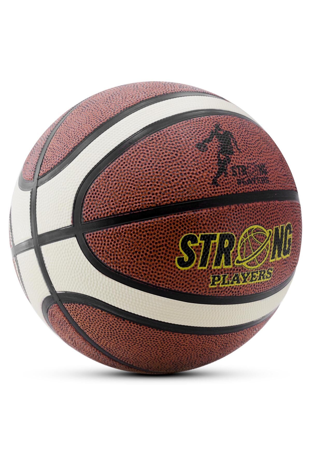 Basketbol Topu X-Super İç Dış Mekan 5 Numara Kahverengi