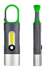 Ultra hafif 4 Modlu Şarjlı El Feneri COB LED USB Kamp Outdoor Avcılık Lambası Kancalı 400 Lümen 3W