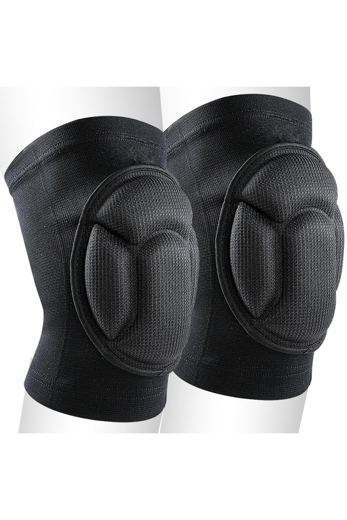 Deluxe Unisex Voleybol Dizliği Darbe Emici Sünger Basketbol Dizlik Bisiklet Spor Dizliği Small