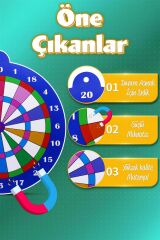 Mıknatıslı Dart Seti Mini Boy Dart Oyunu Duvara Zarar Vermeyen İğnesiz Dart Atma 3 Oklu Çap: 28 cm