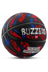 Telvesse TB500 Buzzers Basketbol Topu Grafiti Kauçuk Dayanıklı Deep Channel Kabartmalı No:7