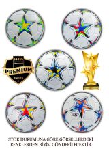 Şampiyonlar Ligi Pompalı Sert Zemin Halı Saha Futbol Topu No:5 Orijinal Futbol Topu Yüksek Kalite