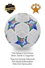 Orijinal Futbol Topu Pompa Ve Tekmelikli 3'lü Set Sert Zemin Halı Çim Saha Futbol Topu No:5