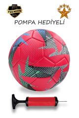 Futbol Topu Pompa Hediyeli Sert Zemin Halı Saha Futbol Topu No:5 Dikişli Futbol Topu