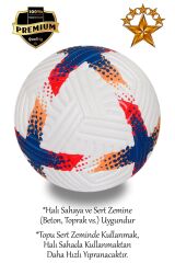 Profesyonel Futbol Topu Dikişli Futbol Topu Sert Zemin Halı Saha Futbol Topu