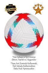 Profesyonel Futbol Topu Pompalı Dikişli Futbol Topu Sert Zemin Halı Saha Futbol Topu