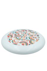 Frisbee Frizbi Fırlatma Diski Disk Atma Oyunu Çocuk Yetişkin Plaj Bahçe Oyuncak 21 Cm