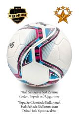 Profesyonel Futbol Topu Pompalı Dikişsiz Futbol Topu Sert Zemin Halı Saha Futbol Topu Pompa Hediyeli