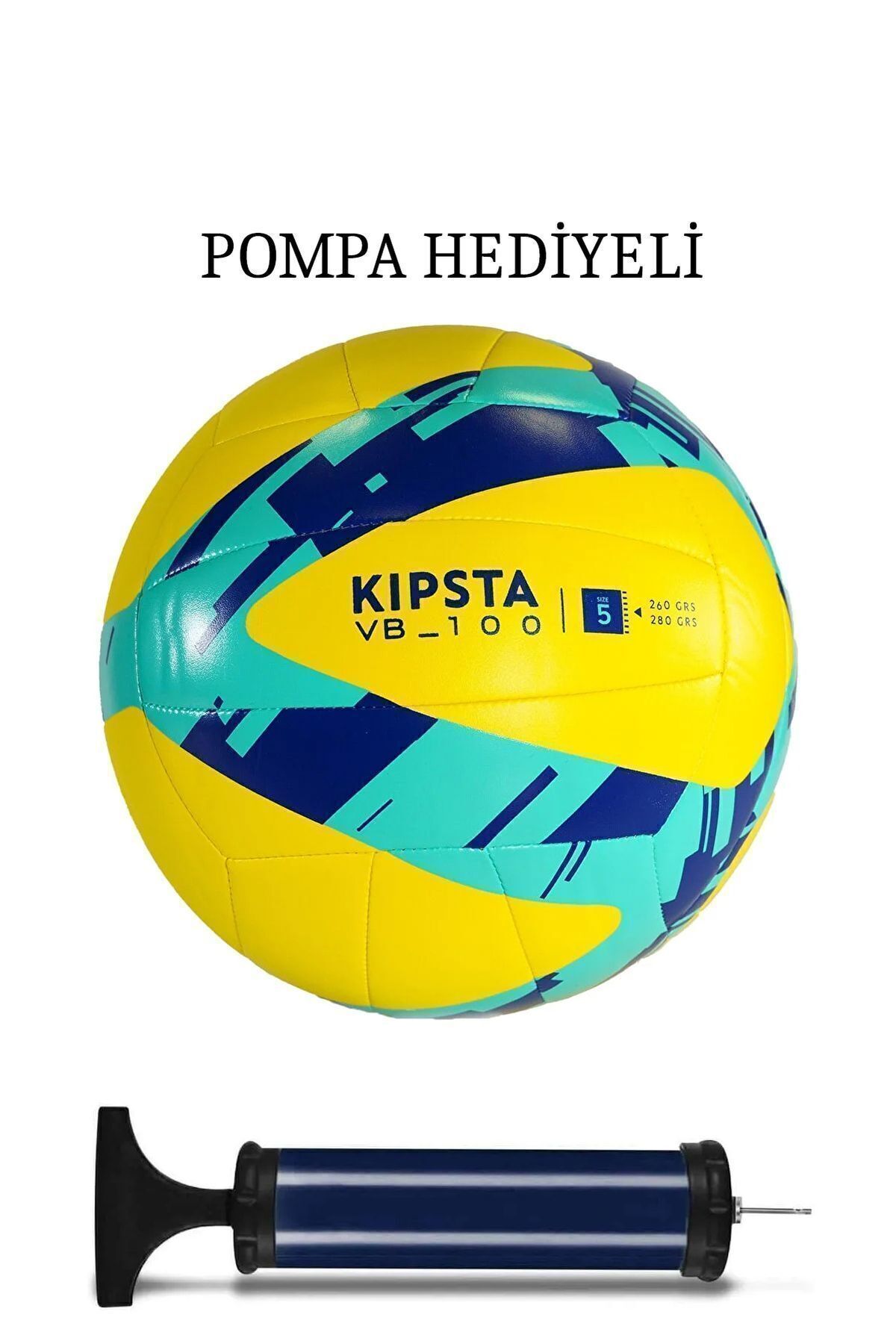 Voleybol Topu Pompalı Sarı Voleybol Topu