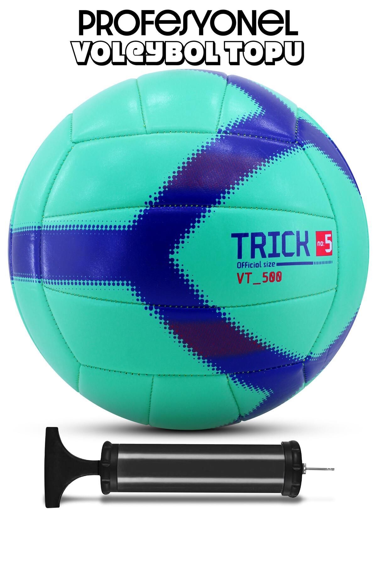 Voleybol Topu Pompalı Vt-500 Trick Yumuşak Doku Semi-pro Iç-dış Mekan Soft Touch No:5 270 G