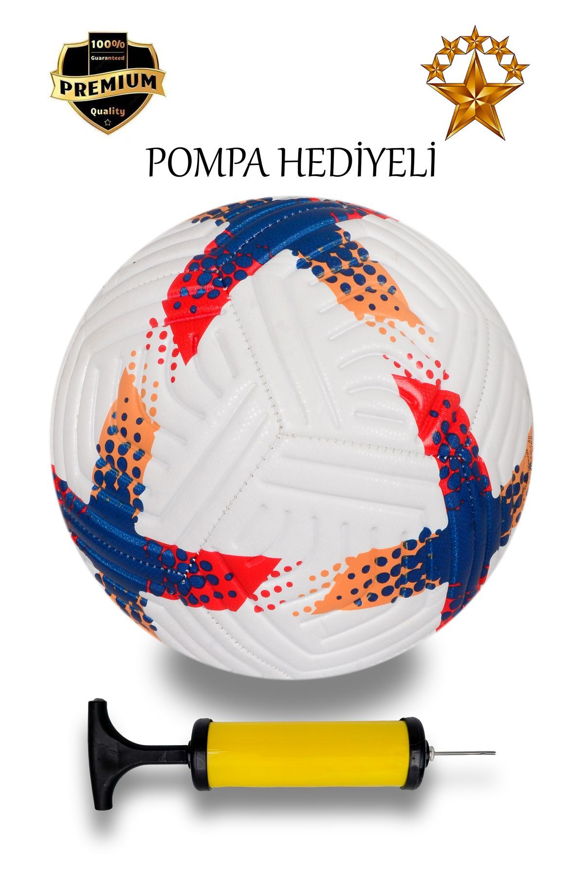 Profesyonel Futbol Topu Pompalı Dikişli Futbol Topu Sert Zemin Halı Saha Futbol Topu