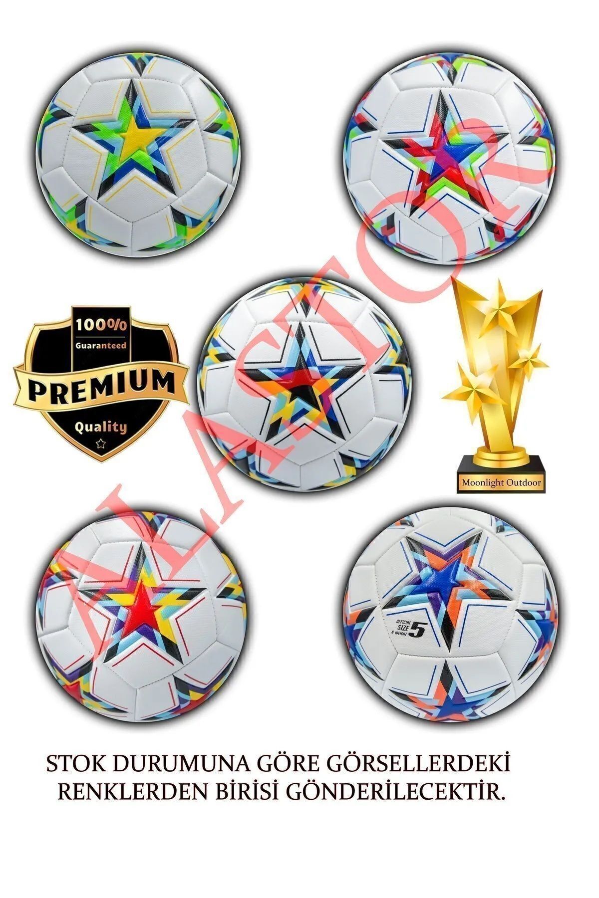 Profesyonel Futbol Topu Orijinal Sert Zemin Halı Saha Futbol Topu Hibrit No:5