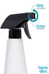 Sprey Şişe Boş Fısfıs Ambalaj Tomat Çiçek Bitki Sulama Pet Sprey Şişesi Beyaz 400 ml