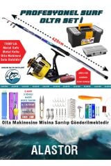 Surf Karbon Olta Takımı Olta Seti Boğaz Deniz Göl Surf Olta Seti 420 Surf Olta Kamışı