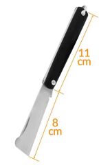 Bağ Aşı Bıçağı Eğri Uçlu Aşı Bıçağı 2'li Set 22 cm